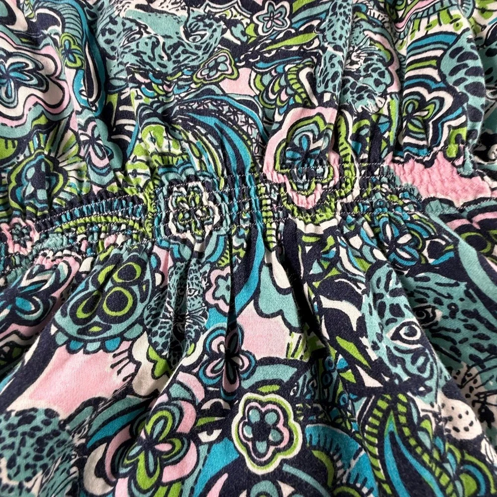 Lilly Pulitzer Girls Short Sleeve Dress, Master of Class Sabine Jaguar Dress 5